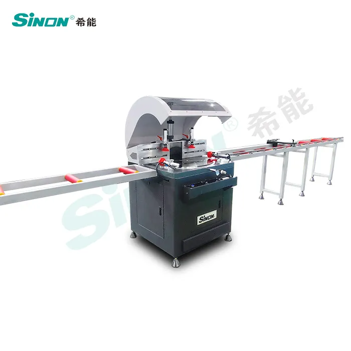 Máquina automática de corte de perfil de PVC de un solo cabezal (500 mm)